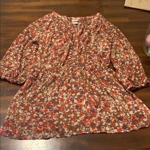 Mossimo (target) quarter length blouse